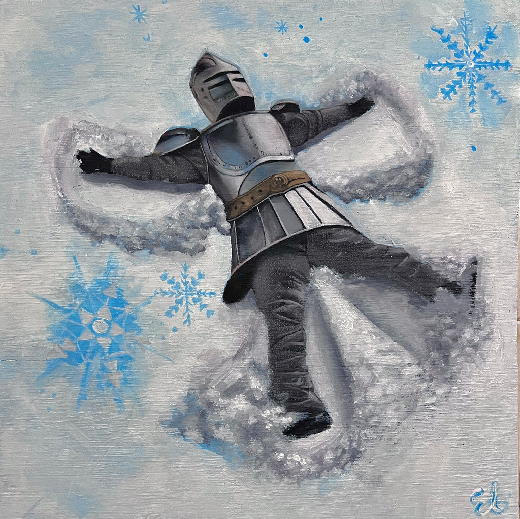 Knight Snow Angel T-Shirt